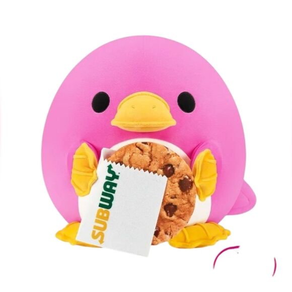 Snackles Series 2 Platypus & Subway 14 Inch Plush by ZURU Ultra Soft Plush Toy - Picture 1 of 3